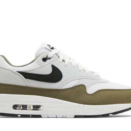 Air Max 1 White Black Medium Olive - FD9082-102