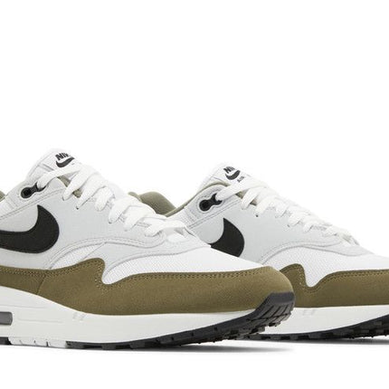 Air Max 1 White Black Medium Olive - FD9082-102