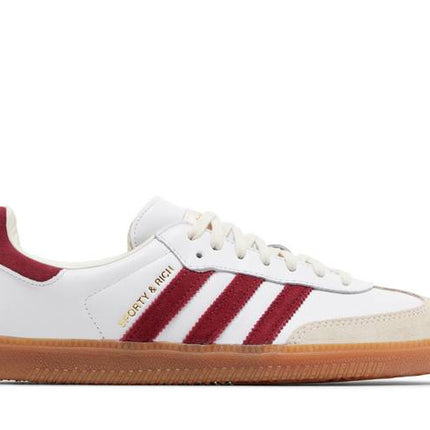 Adidas Samba OG Sporty & Rich White Core Burgundy - IF5660