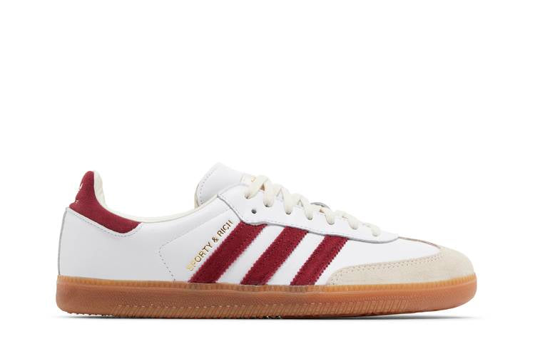 Adidas Samba OG Sporty & Rich White Core Burgundy - IF5660