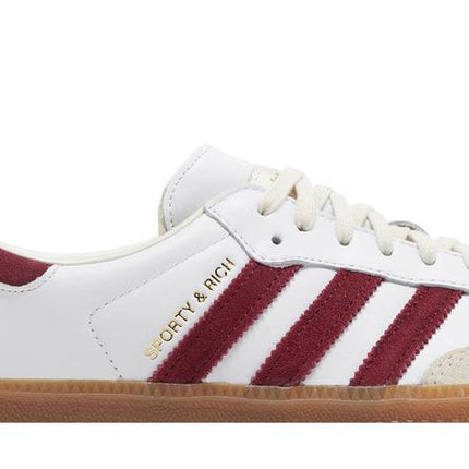 Adidas Samba OG Sporty & Rich White Core Burgundy - IF5660