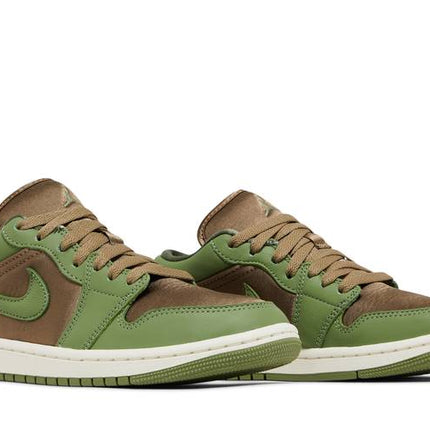 Air Jordan Air Jordan 1 Low SE Brown Kelp Sky J Light Olive  - FB9893-300