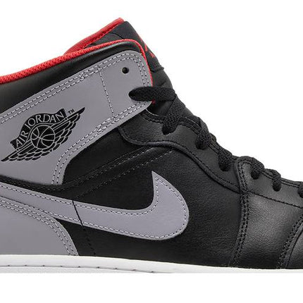 Air Jordan Air Jordan 1 Mid Black Grey Red - DQ8426-006 / DQ8423-006