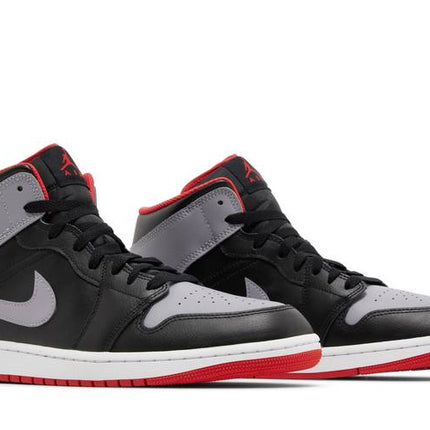 Air Jordan Air Jordan 1 Mid Black Grey Red - DQ8426-006 / DQ8423-006