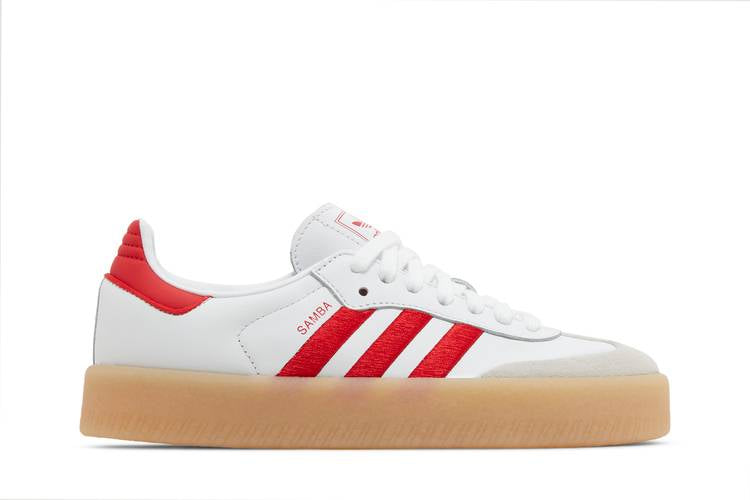 Adidas Sambae White Better Scarlet Gum - ID0438