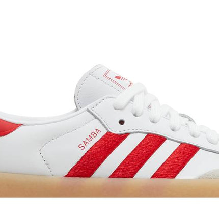 Adidas Sambae White Better Scarlet Gum - ID0438