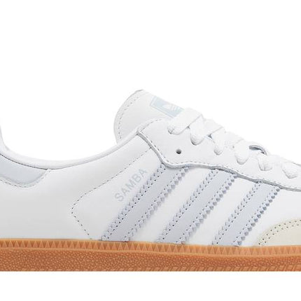 Adidas Samba OG White Halo Blue Gum - IE0877