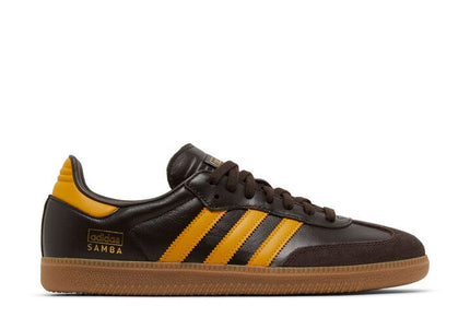 Adidas Samba OG Dark Brown Yellow - IG6174