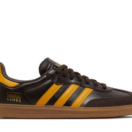 Adidas Samba OG Dark Brown Yellow - IG6174