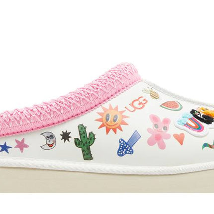 UGG Tazz Slipper Humberto Cruz Pop Sketch - 1155751-WHT