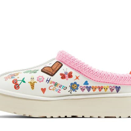 UGG Tazz Slipper Humberto Cruz Pop Sketch - 1155751-WHT