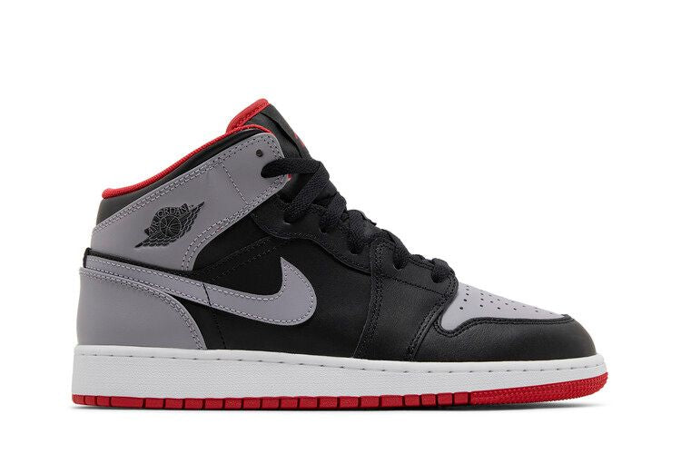 Air Jordan Air Jordan 1 Mid Cement Grey Red - DQ8423-006