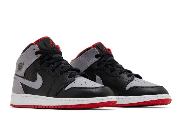 Air Jordan Air Jordan 1 Mid Cement Grey Red - DQ8423-006