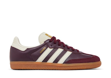 Adidas Samba OG Maroon Gold Metallic - ID0477