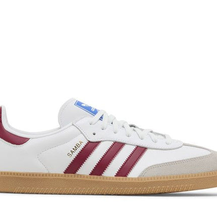 Adidas Samba OG White Burgundy Gum - IF3813