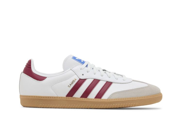 Adidas Samba OG White Burgundy Gum - IF3813