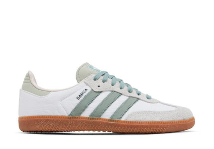 Adidas Samba OG  Cloud White Silver Green - ID0492