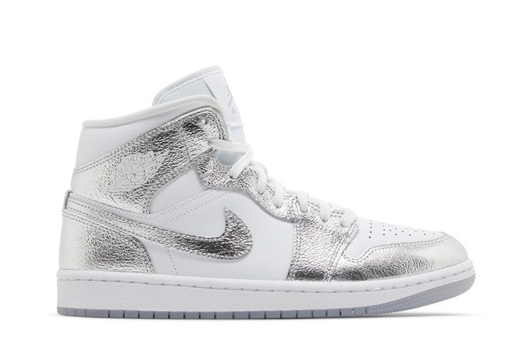 Air Jordan Air Jordan 1 Mid Crinkled Chrome - FN5031-100