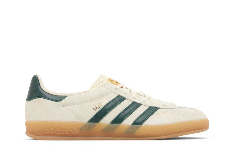 Adidas Gazelle Indoor Cream White Collegiate Green Gum - IH7502