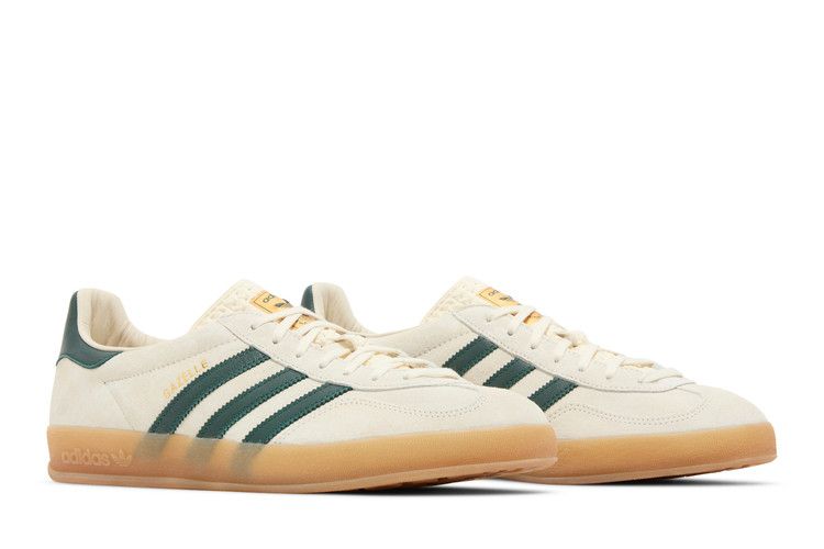 Adidas Gazelle Indoor Cream White Collegiate Green Gum - IH7502