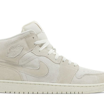 Air Jordan Air Jordan 1 Mid Craft Suede Ivory - FQ3224-100 / FN7449-100