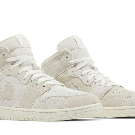 Air Jordan Air Jordan 1 Mid Craft Suede Ivory - FQ3224-100 / FN7449-100