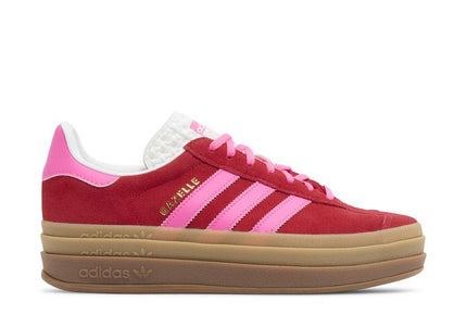 Adidas Gazelle Bold Collegiate Red Lucid Pink - IH7496