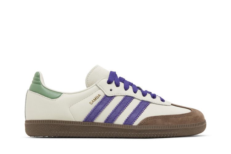 Adidas Samba OG Off White Core Purple Green Brown - ID8349