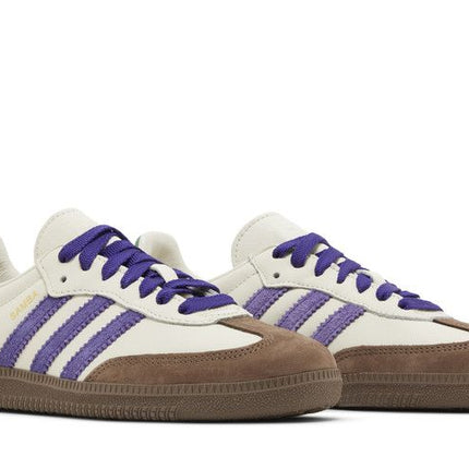 Adidas Samba OG Off White Core Purple Green Brown - ID8349