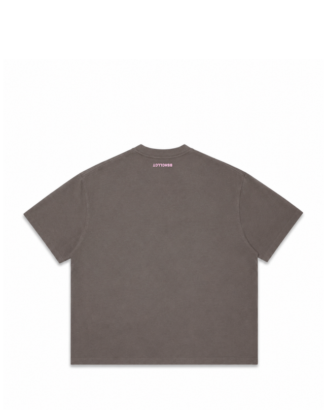 DECODED TEE - BROWN PINK