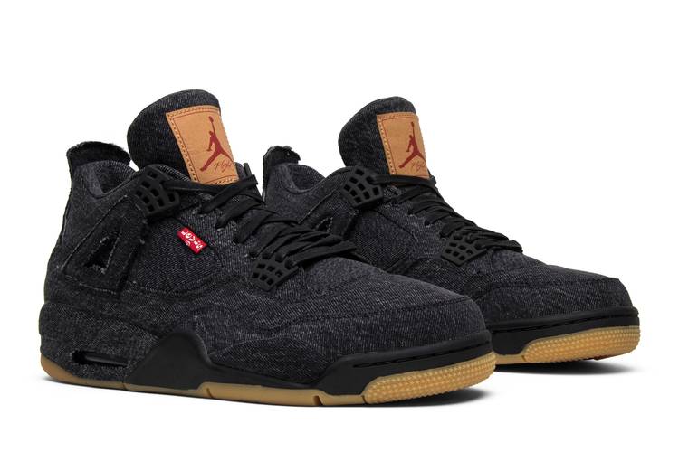 Air Jordan Air Jordan 4 Retro Levi's Black - undefined