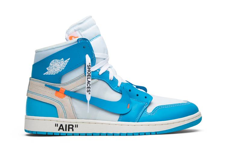 Air Jordan Air Jordan 1 Retro High Off-White University Blue - AQ0818-148