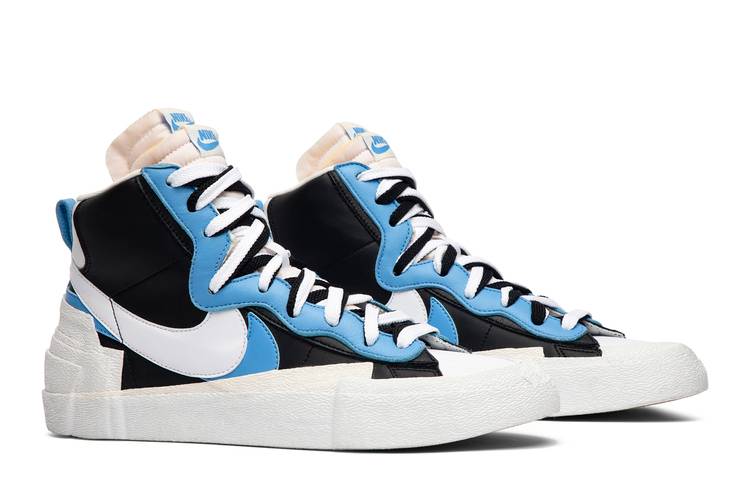 Nike Blazer Mid Sacai White Black Legend Blue - BV0072-001