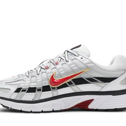 Nike P-6000 White Gold Red - BV1021-101