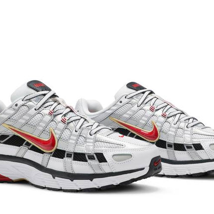 Nike P-6000 White Gold Red - BV1021-101