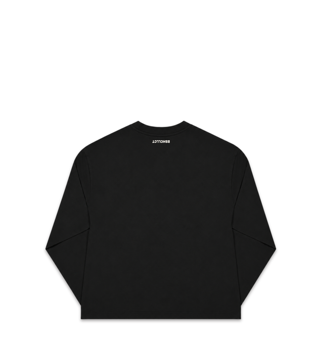 DECODED LONGSLEEVE - ZWART