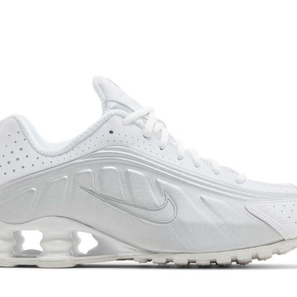 Nike Shox R4 White Metallic Silver - AR3565-101