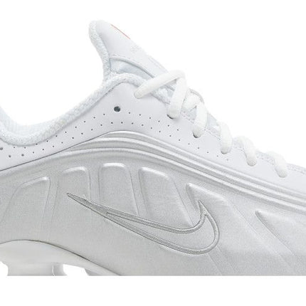 Nike Shox R4 White Metallic Silver - AR3565-101