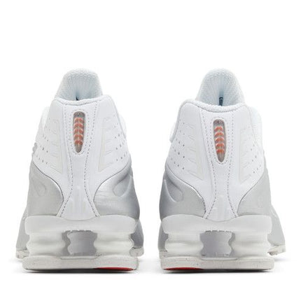 Nike Shox R4 White Metallic Silver - AR3565-101