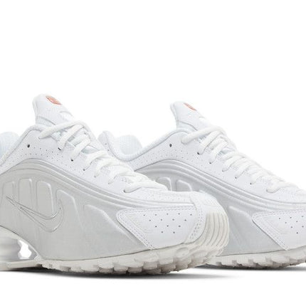 Nike Shox R4 White Metallic Silver - AR3565-101