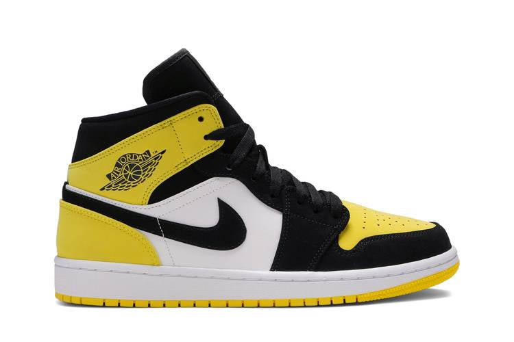 Air Jordan Air Jordan 1 Mid Yellow Toe Black - 852542-071