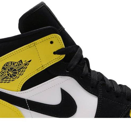 Air Jordan Air Jordan 1 Mid Yellow Toe Black - 852542-071