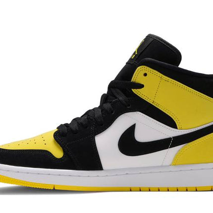 Air Jordan Air Jordan 1 Mid Yellow Toe Black - 852542-071