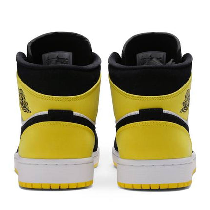 Air Jordan Air Jordan 1 Mid Yellow Toe Black - 852542-071