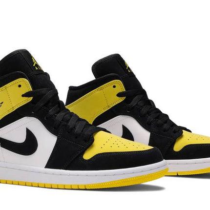 Air Jordan Air Jordan 1 Mid Yellow Toe Black - 852542-071