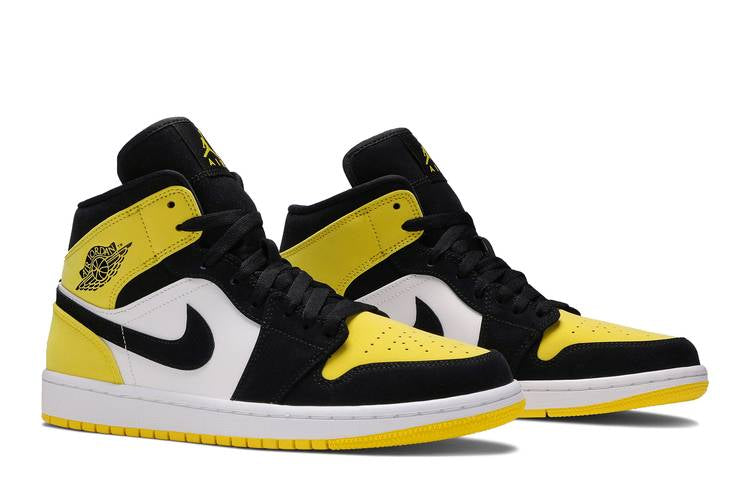 Air Jordan Air Jordan 1 Mid Yellow Toe Black - 852542-071