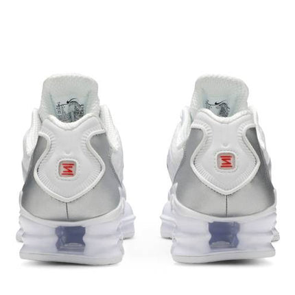 Nike Shox TL White Metallic Silver Max Orange - AR3566-100 / AV3595-100