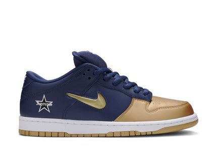 Nike SB Dunk Low Supreme Jewel Swoosh Gold - undefined