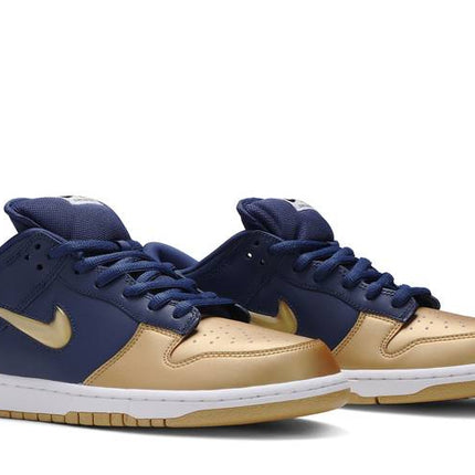 Nike SB Dunk Low Supreme Jewel Swoosh Gold - undefined