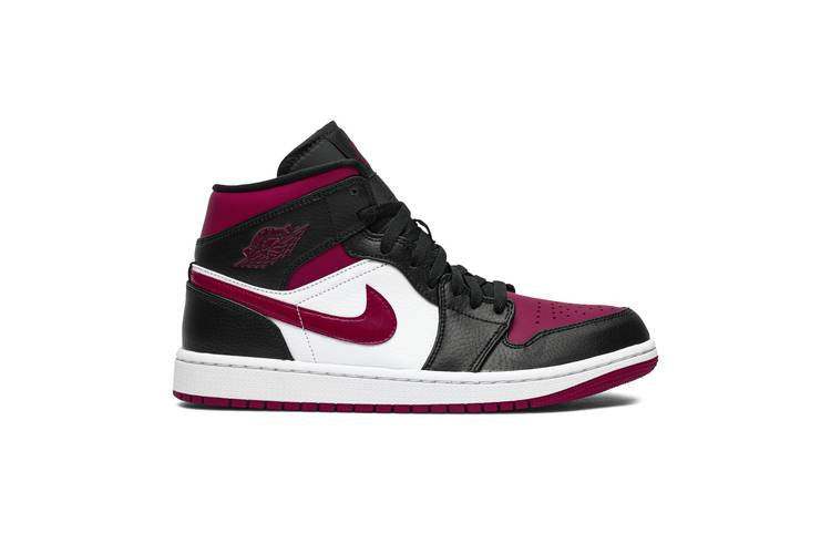 Air Jordan Air Jordan 1 Mid Bred Toe - 554724-066 / 554725-066